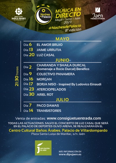 ATERCIOPELADOS. NOCHES DE PALACIO 2023.